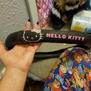 Hello kitty steering wheel cover